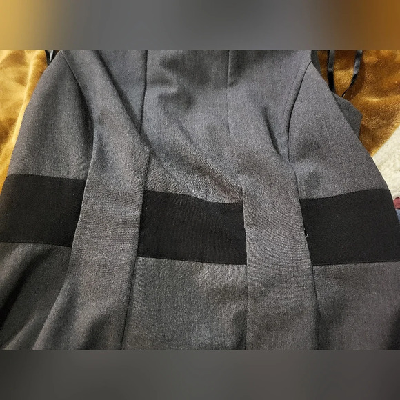 Calvin Klein - NWOT- Charcoal Gray A-Line Dress, Size 6 - Picture 6 of 6